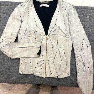 Versace leather jacket